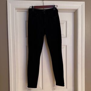 Mother black pants suede material size 25